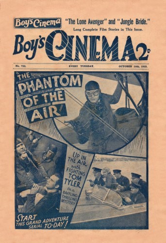 Tom Tyler Boys Cinema The Phantom of the Air