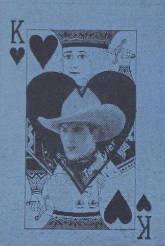 Tom Tyler blue and black King of Hearts ESCO card