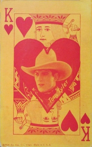 Tom Tyler red and yellow King of Hearts ESCO card