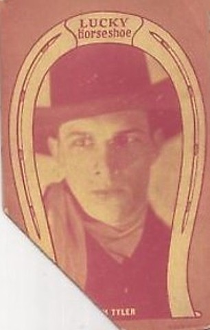 Tom Tyler 1929 Lucky Horseshoe pink exhibit card