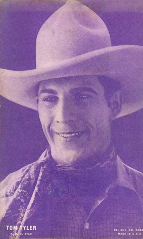 Tom Tyler in The Desert Pirate purple arcade card