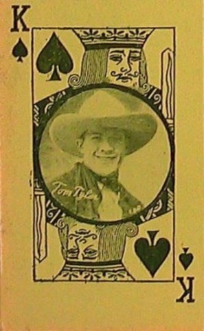 Tom Tyler yellow King of Spades arcade card