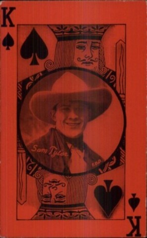 Tom Tyler red King of Spades arcade card