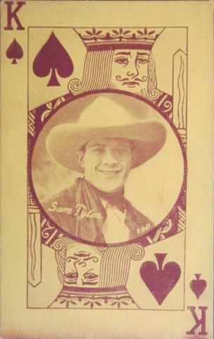 Tom Tyler King of Spades yellow arcade card