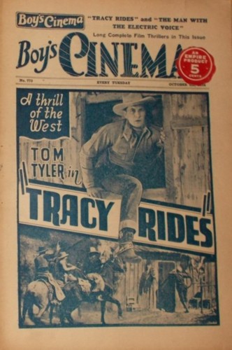 Tom Tyler Boys Cinema Tracy Rides 1935