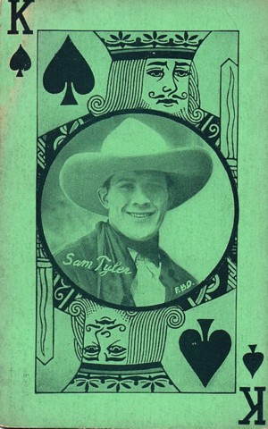 Tom Tyler green King of Spades arcade card
