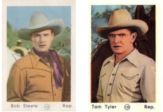 Tom Tyler labeled as Bob Steele