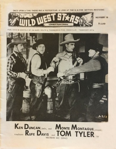 Tom Tyler Wild West Stars December 1973