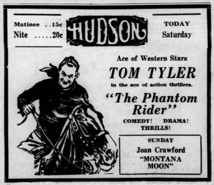 The Phantom Rider Palladium Item Richmond IN September 26 1930